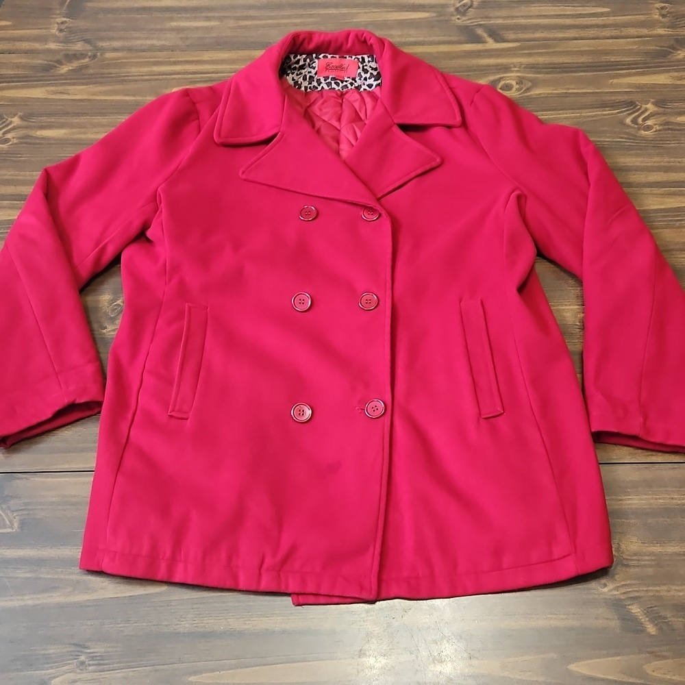 Double-Breasted Red Coat